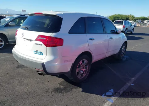 2007 Acura Mdx Technology Package z USA, uszkodzony, nr VIN 2HNYD28397H529996
